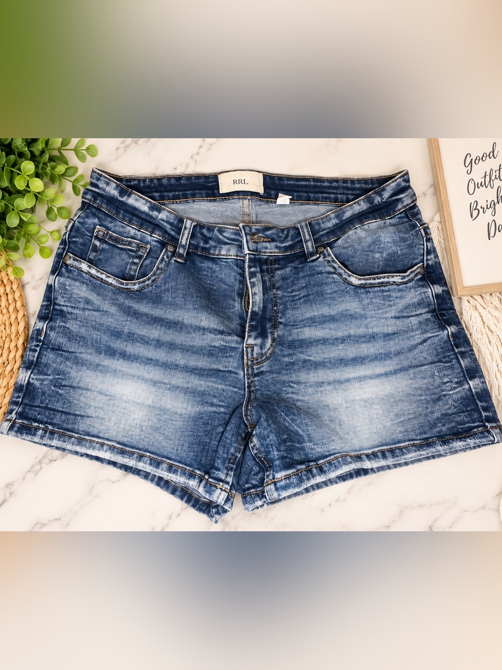 BKE Denim Shorts Size 31 | Medium Wash Stretch Jean Shorts